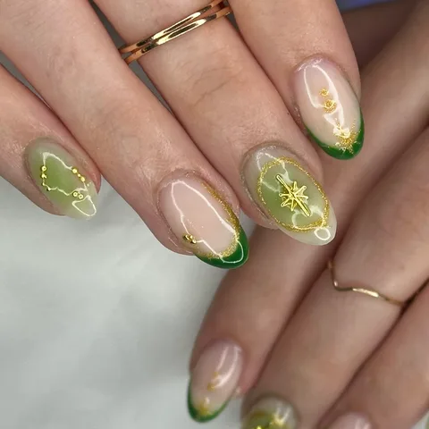 Pose américaine réalisée en gel
